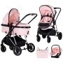 Carucior Chipolino Aura 3 in 1 pink marshmallow