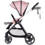 Carucior Chipolino Marbella 3 in 1 pink marshmallow