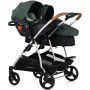 Carucior gemeni Chipolino Duo Smart 3 in 1 basil