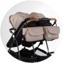 Carucior gemeni Chipolino Duo Smart 3 in 1 tiramisu