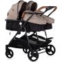 Carucior gemeni Chipolino Duo Smart 3 in 1 tiramisu