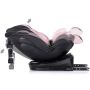 Scaun auto Chipolino Hypnotic I-Size 40-150 cm cu sistem Isofix si sezut rotativ pink marshmallow