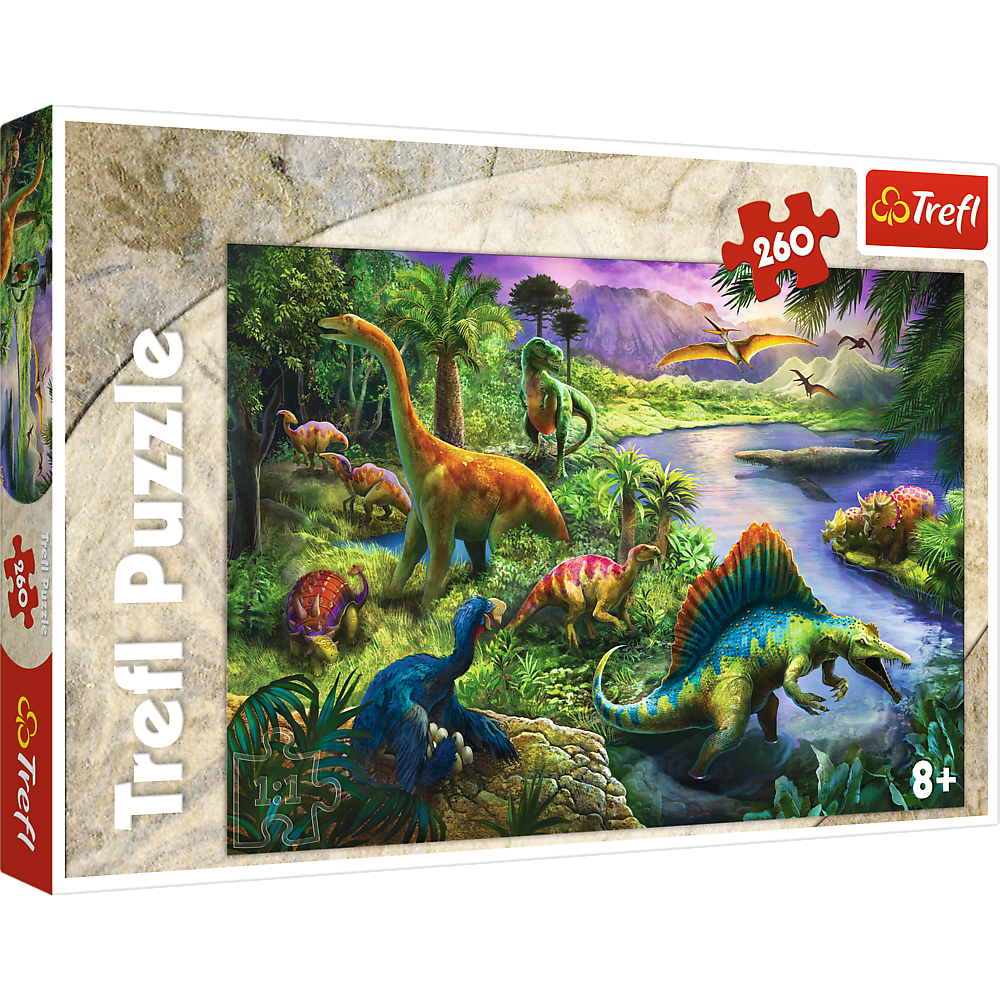 Puzzle Trefl Dinozauri 260 piese hubners.ro