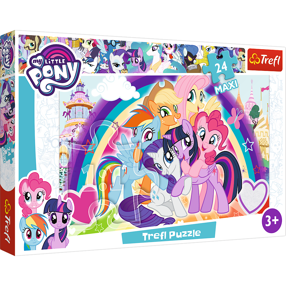 Puzzle Trefl Maxi My Little Pony, Poneii veseli 24 piese hubners.ro