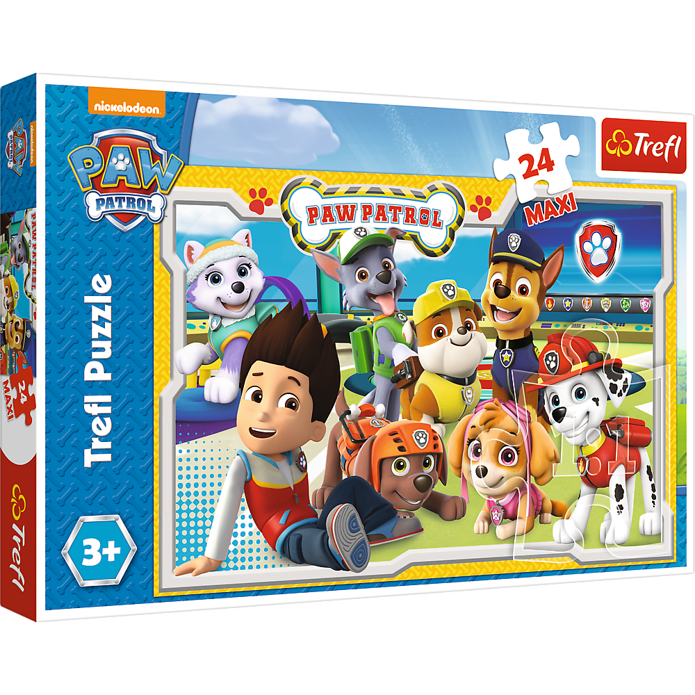 Puzzle Trefl Maxi Paw Patrol, Echipa vesela 24 piese hubners.ro
