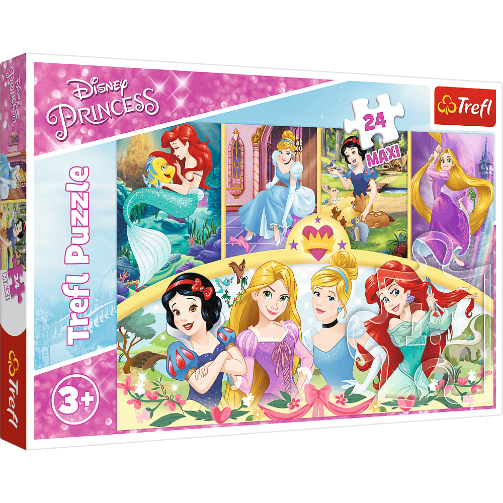Puzzle Trefl Maxi Disney Princess, Amintiri magice 24 piese hubners.ro