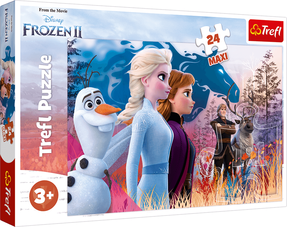 Puzzle Trefl Maxi Disney Frozen 2, Calatorie magica 24 piese hubners.ro