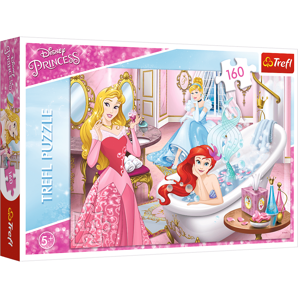 Puzzle Trefl Disney Princess, Odihna dupa bal 160 piese hubners.ro