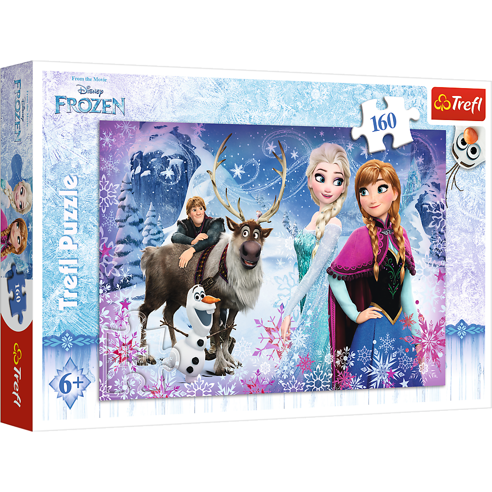 Puzzle Trefl Disney Frozen, Aventura iernii 160 piese hubners.ro