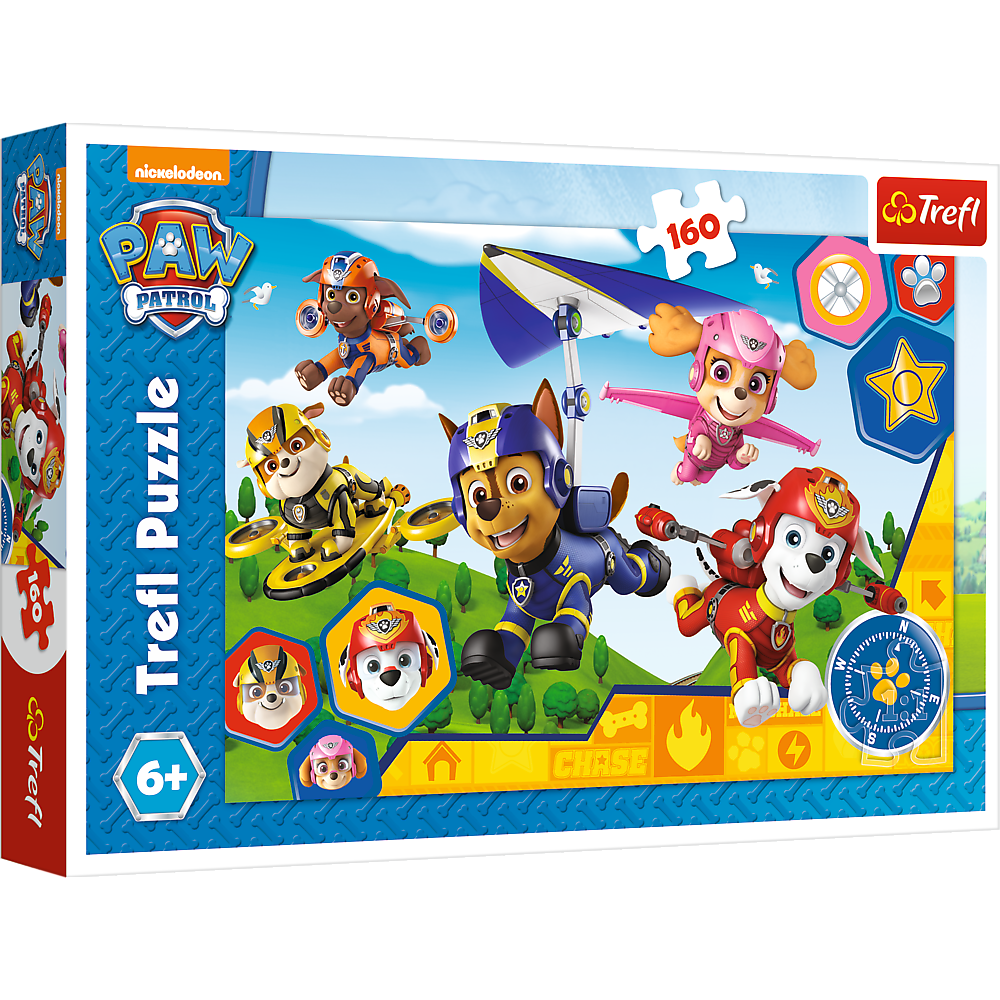 Puzzle Trefl Paw Patrol, Pregatiti de ajutor 160 piese hubners.ro