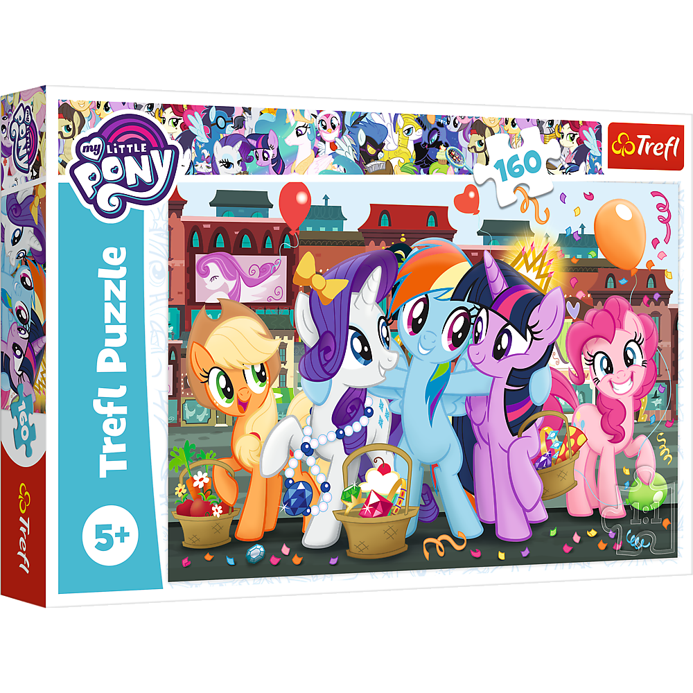 Puzzle Trefl My Little Pony, Ponei la cumparaturi 160 piese hubners.ro