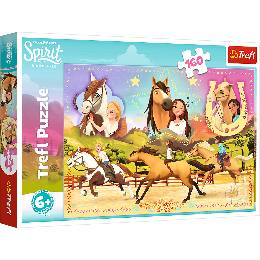 Puzzle Trefl DreamWorks Spirit, Cele trei prietene 160 piese hubners.ro
