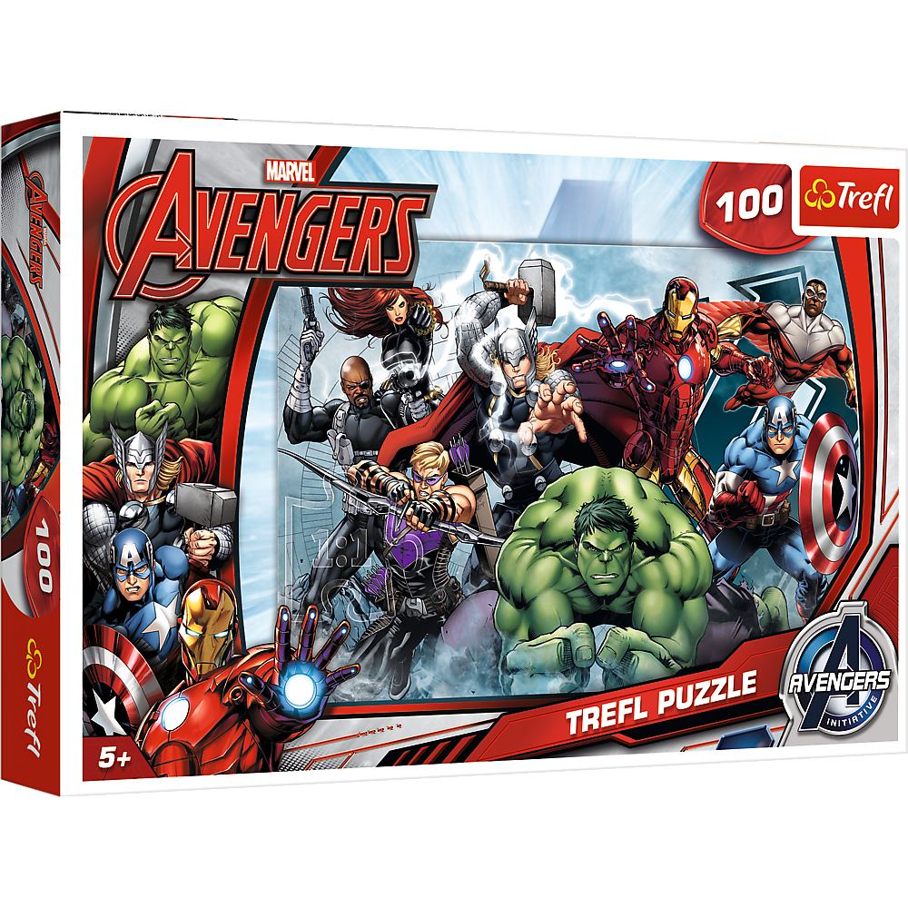 Puzzle trefl marvel avengers, sa atacam 100 piese