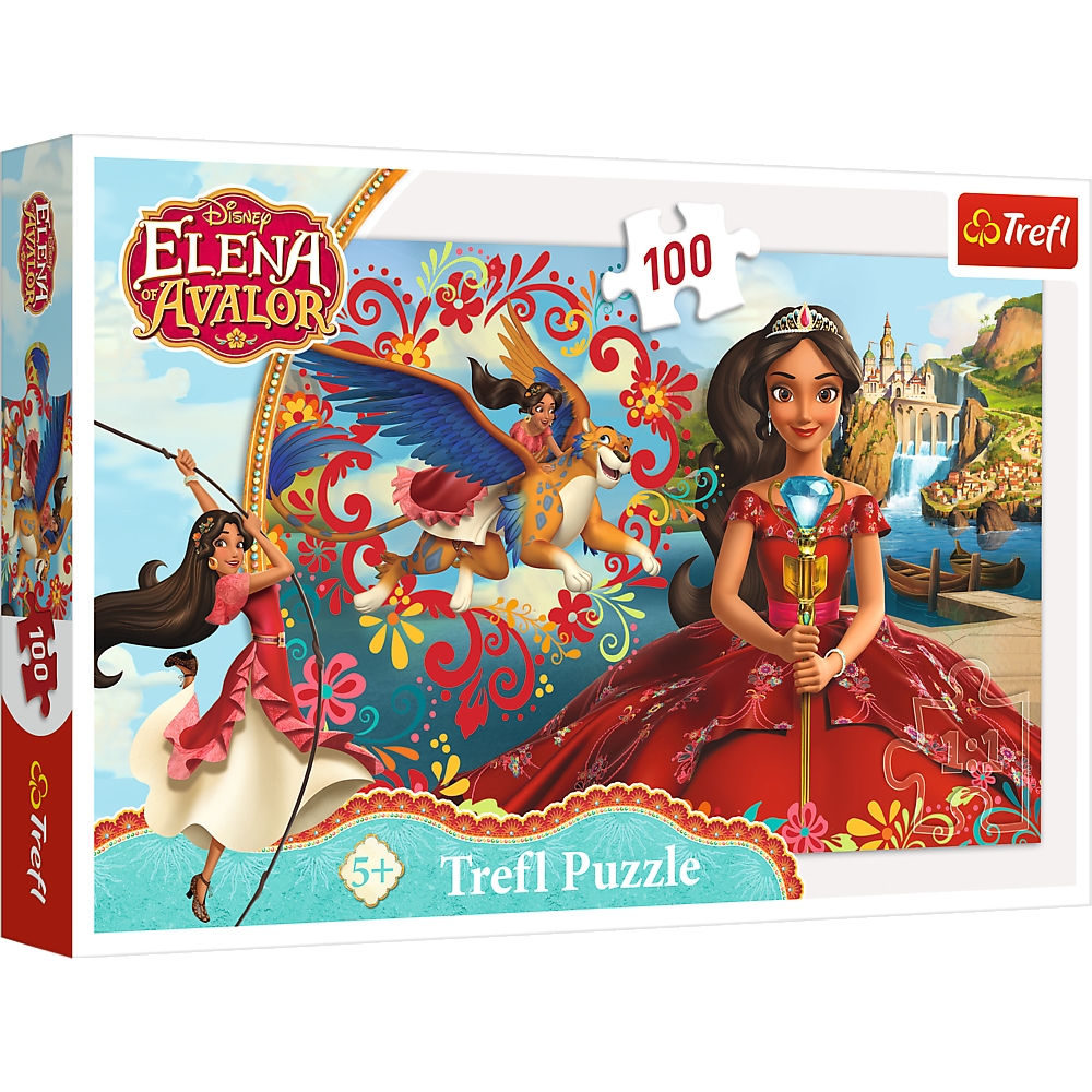 Puzzle trefl disney elena avalor, magia din avalor 100 piese