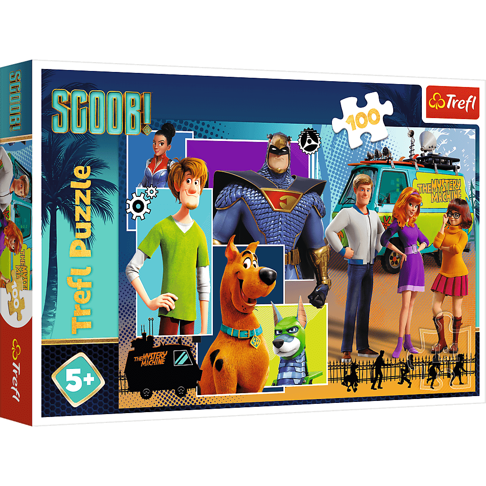 Puzzle Trefl Scooby Doo, Scooby unde esti? 100 piese hubners.ro