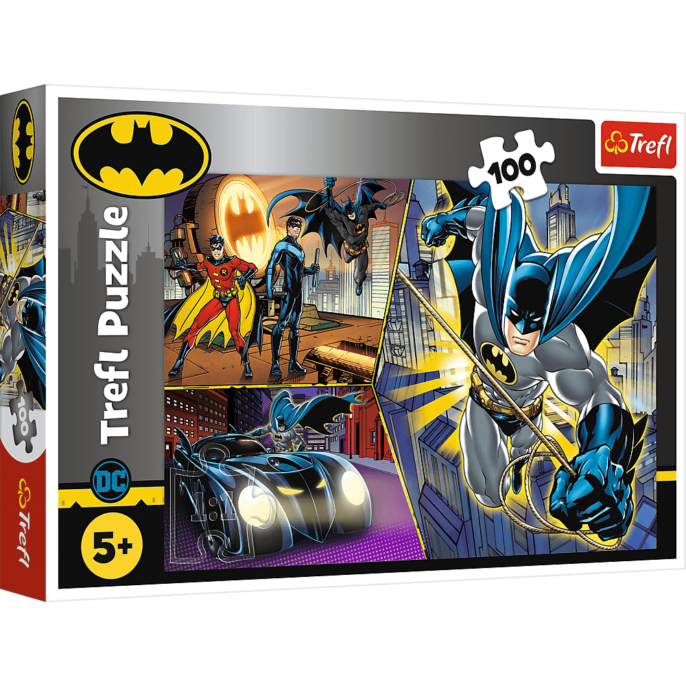 Puzzle Trefl DC Batman Neinfricatul 100 piese hubners.ro