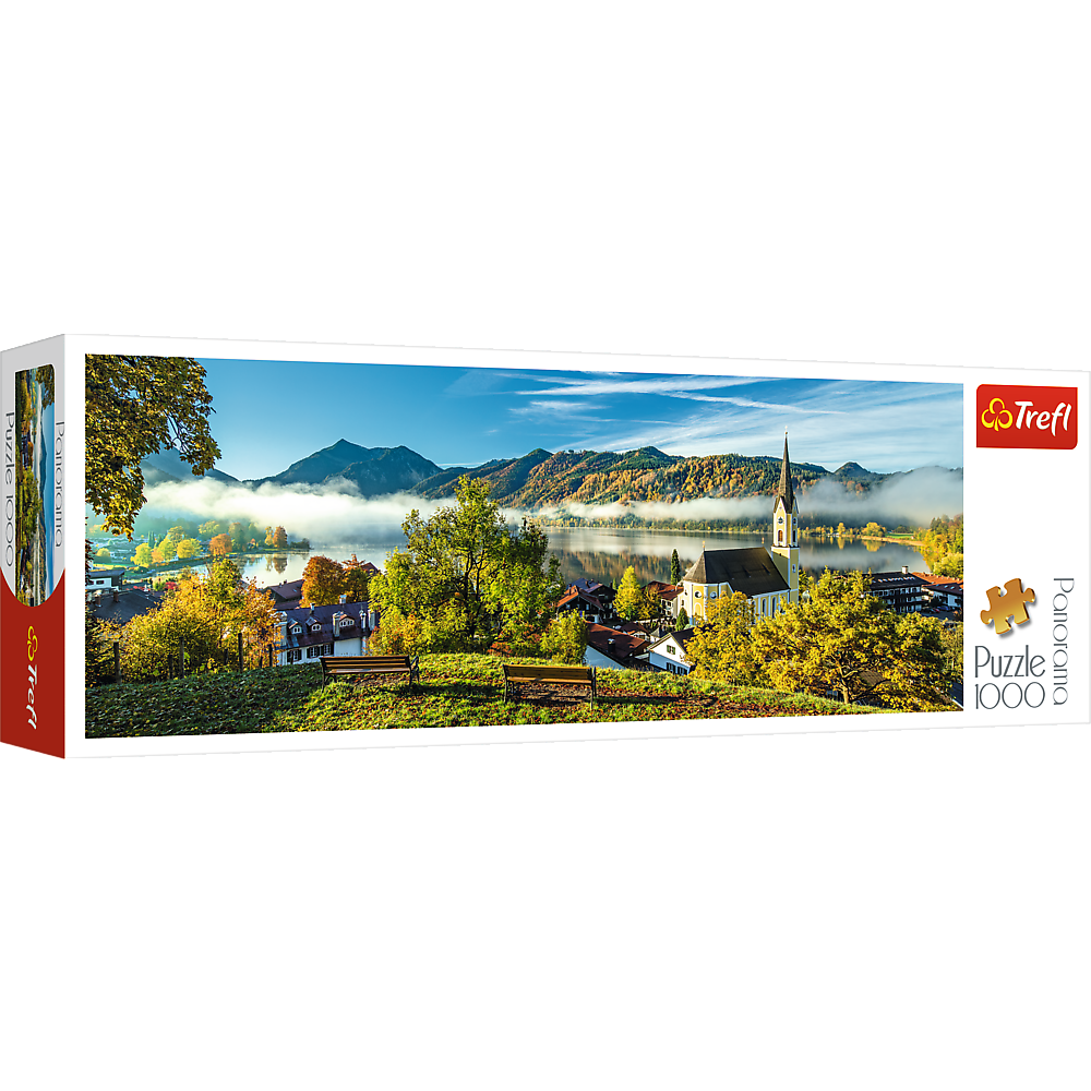 Puzzle Trefl Panorama, Lacul Schliersee 1000 piese hubners.ro