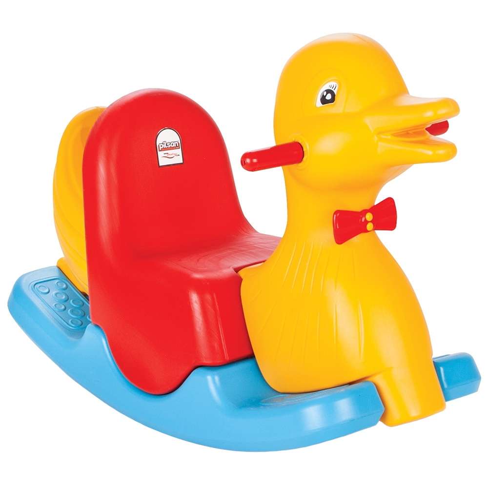 Balansoar pentru copii Pilsan Happy Duck yellow hubners.ro