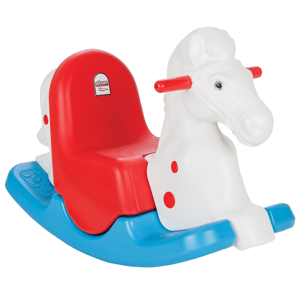Balansoar pentru copii Pilsan Happy Horse white hubners.ro