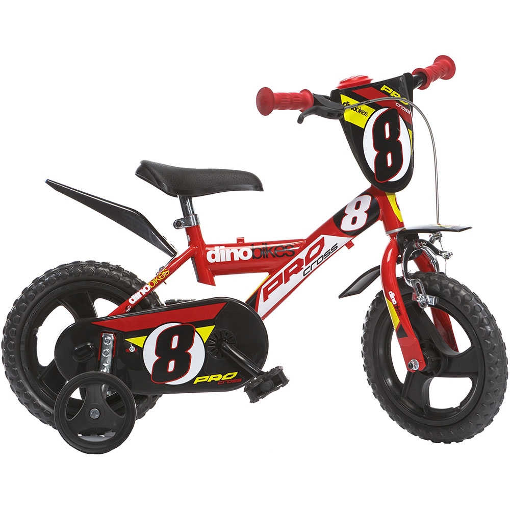 Bicicleta copii Dino Bikes 12′ Pro-cross rosu (12