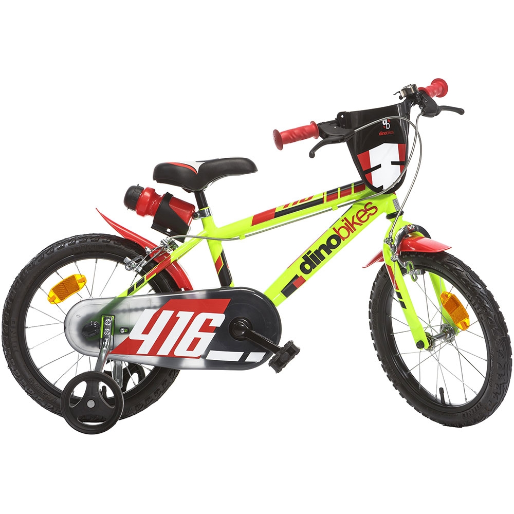 Bicicleta copii Dino Bikes 16′ 416 galben Biciclete copii imagine 2022