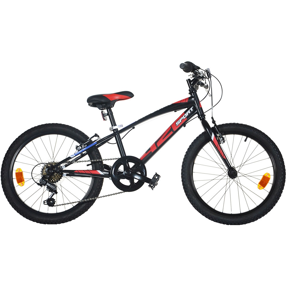Bicicleta copii Dino Bikes 20′ MTB baieti Sport negru cu 6 viteze (20