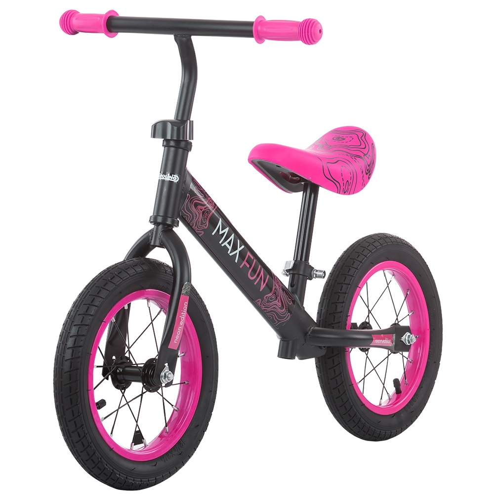 Bicicleta Chipolino Max Bike Mint 22 Bicicleta fara pedale Chipolino Max Fun pink