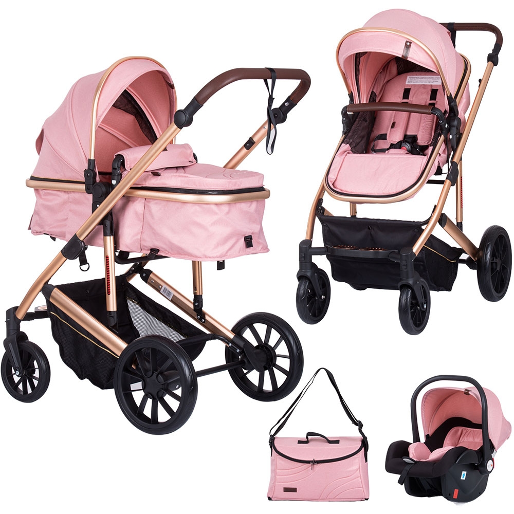 Carucior Chipolino Enigma 3 in 1 blush Carucioare 3 in 1 imagine 2022