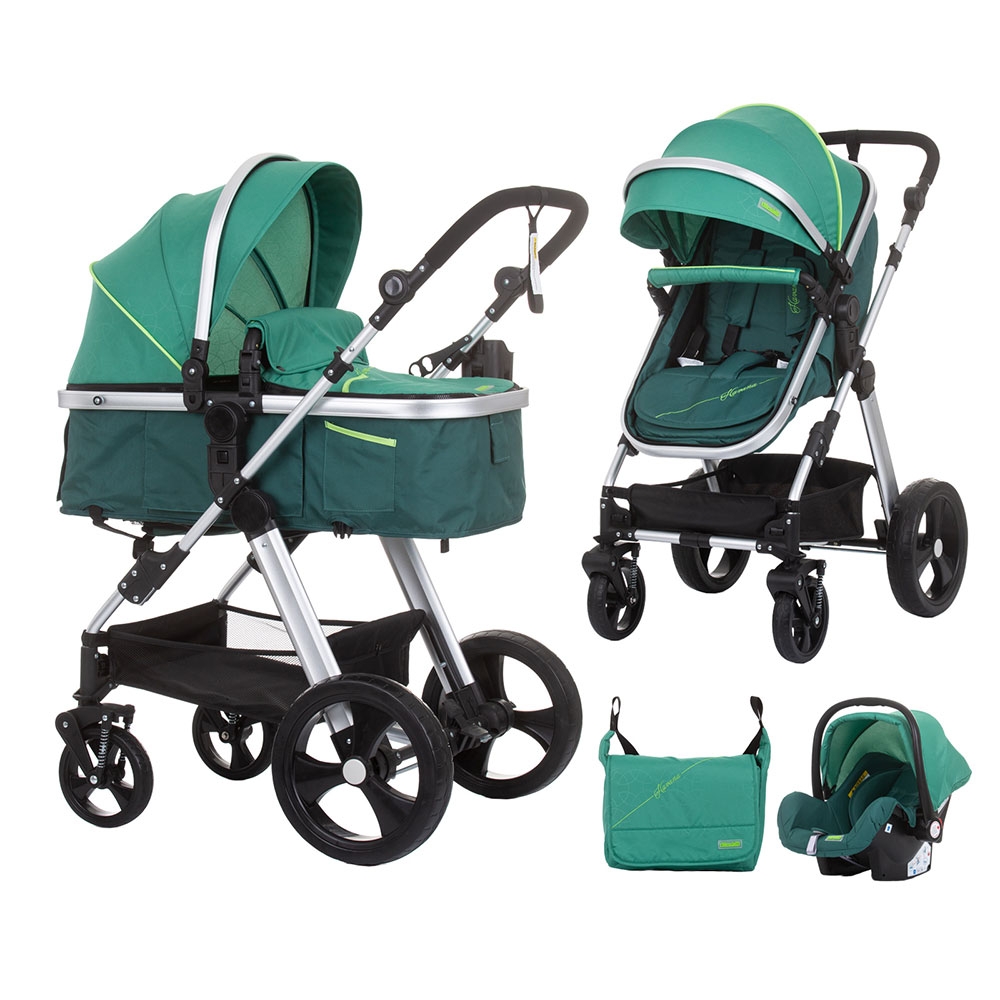 Carucior 3 In 1 Baieti 57 Carucior Chipolino Havana 3 in 1 aloe