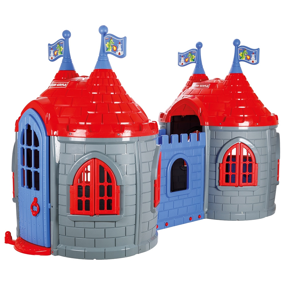 Casuta pentru copii Pilsan Duble Princess Castle grey Casute si corturi copii