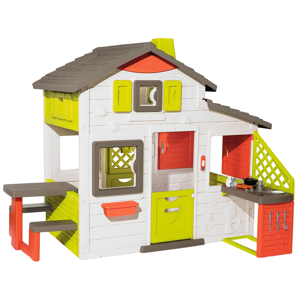 Casuta pentru copii Smoby Friends Playhouse Neo cu bucatarie bucatarie