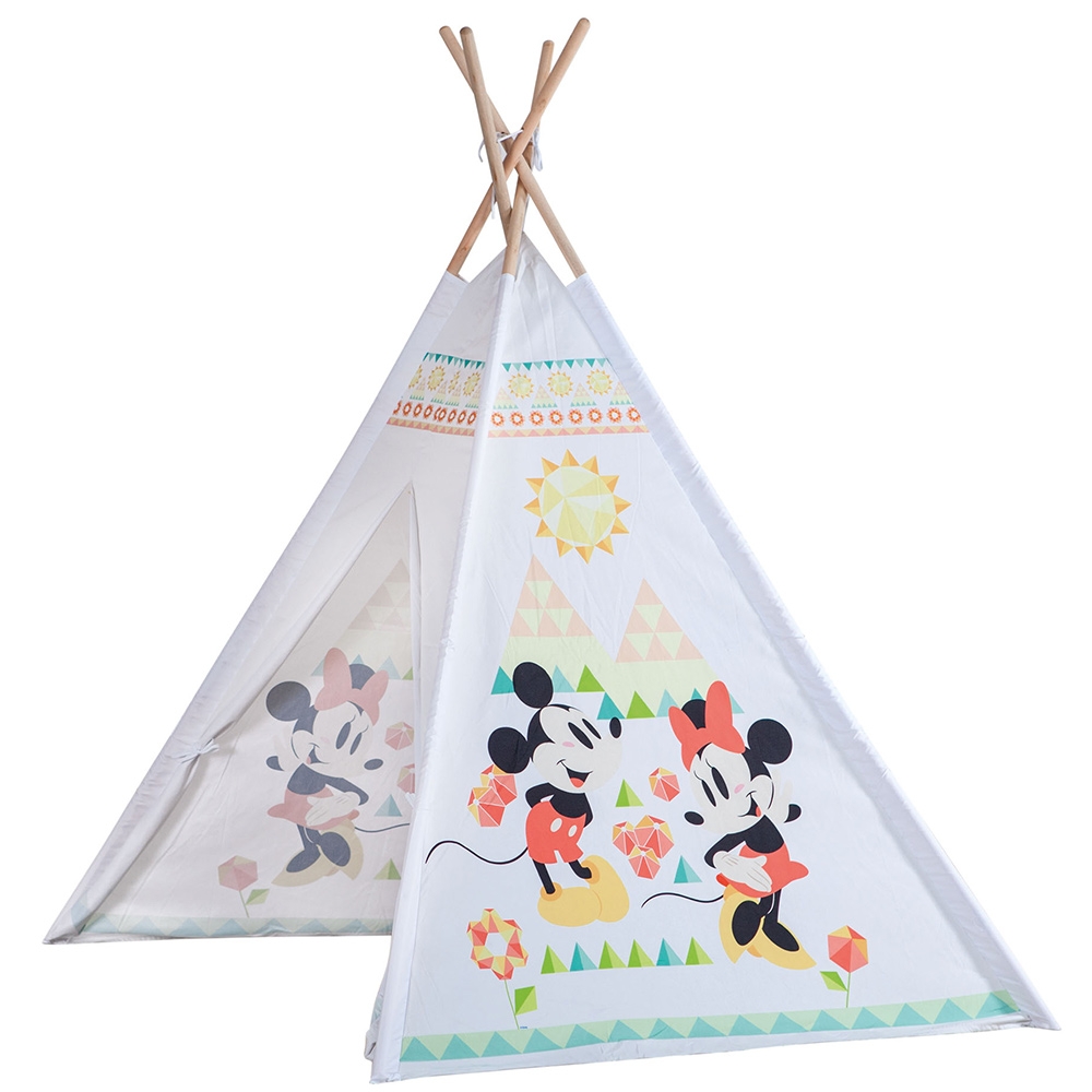 Cort de joaca Tepee John Mickey and Minnie 120x120x160 cm 120x120x160