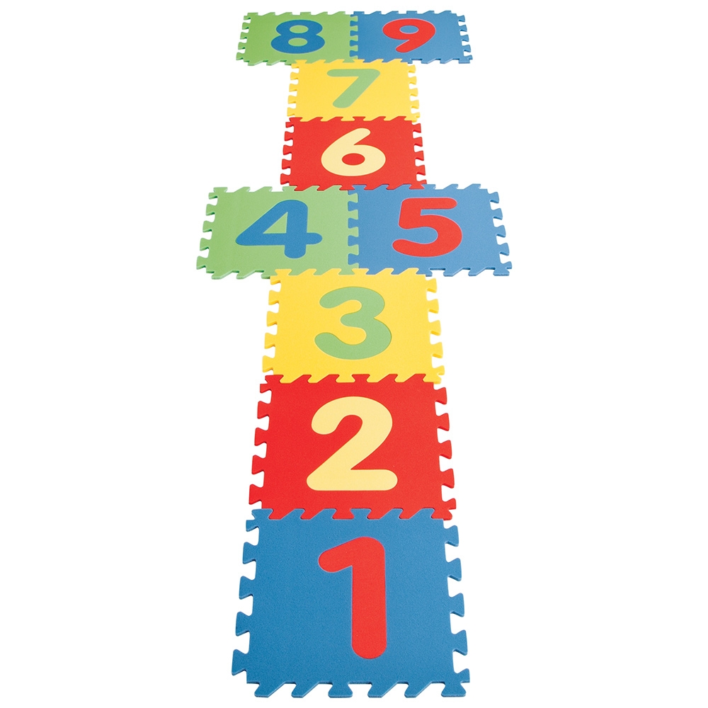 Covor puzzle cu cifre pentru copii Pilsan Educational Polyethylene Play Mat hubners.ro
