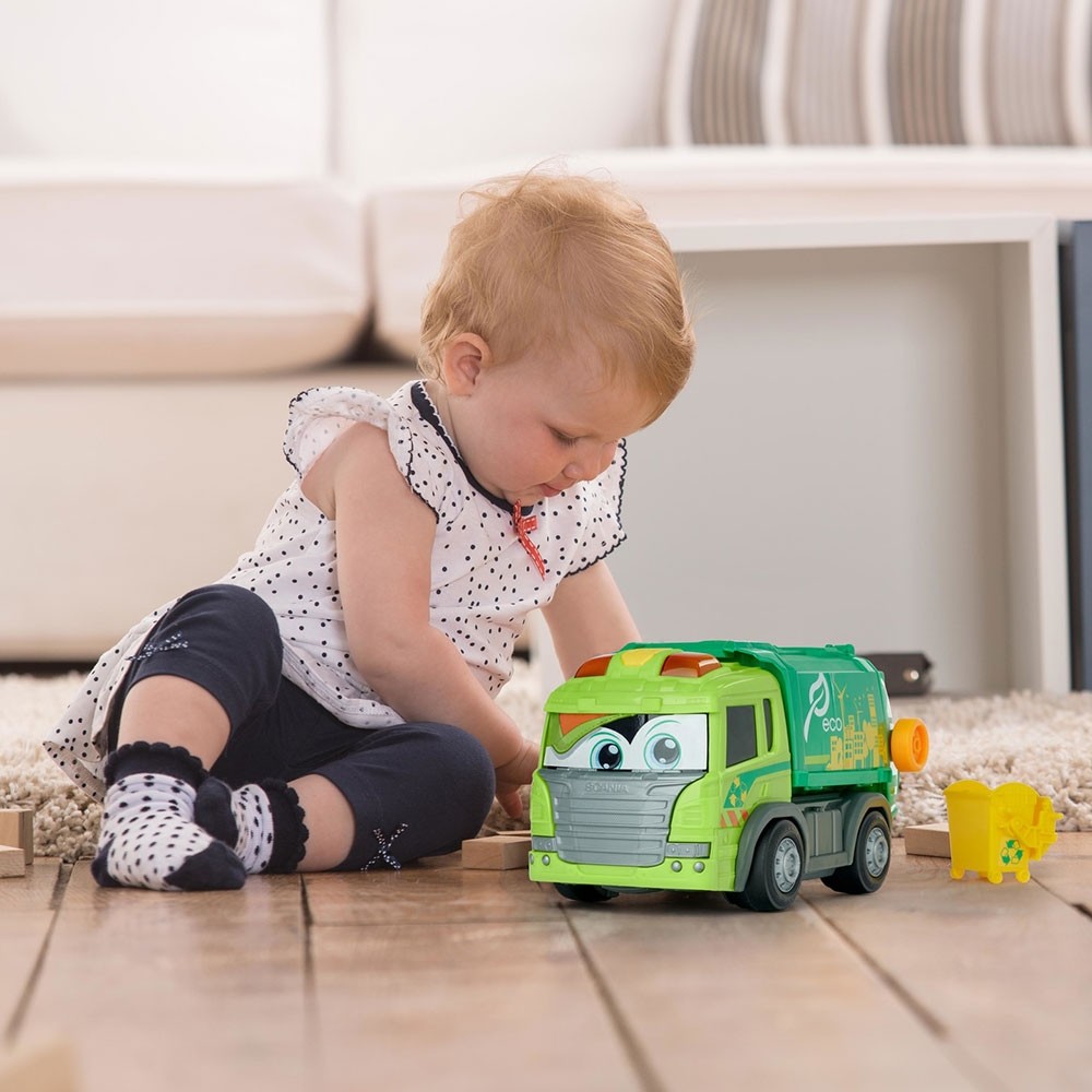 Dickie toys happy 2025 scania garbage truck