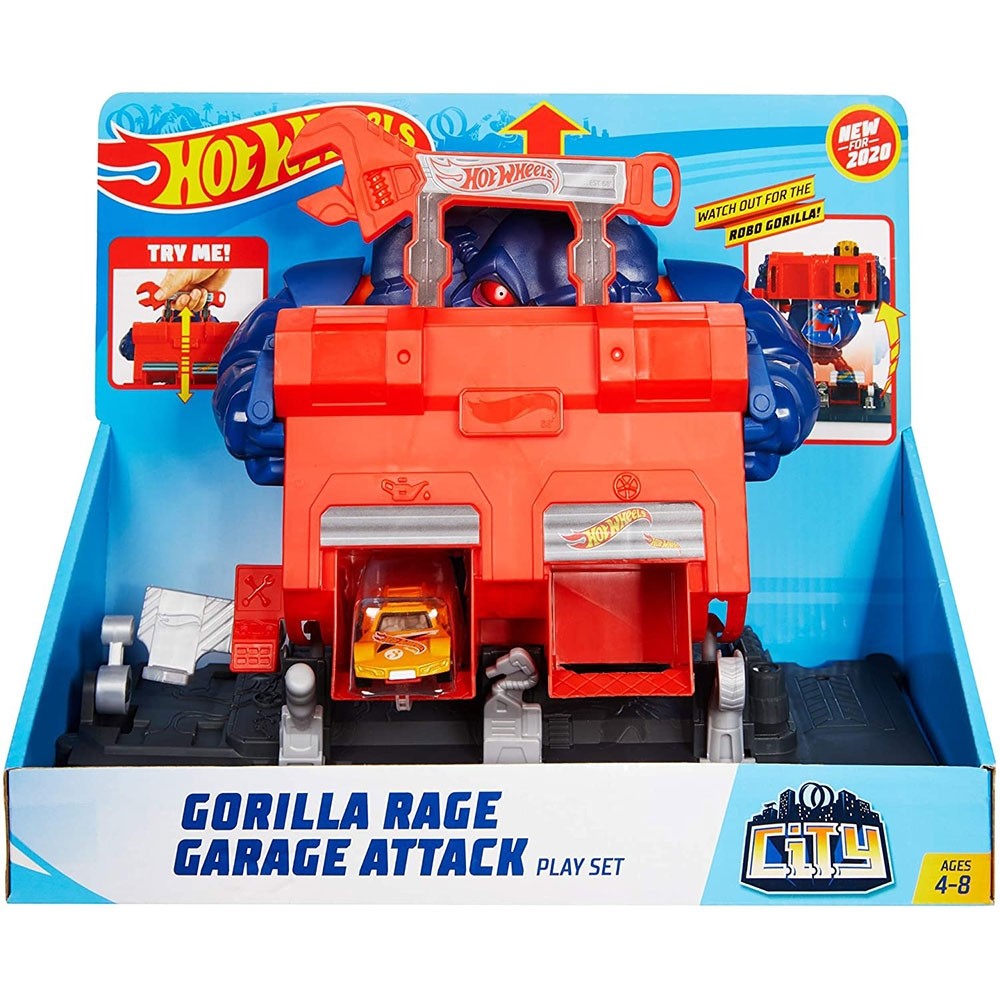 Hot wheels gorilla shop attack