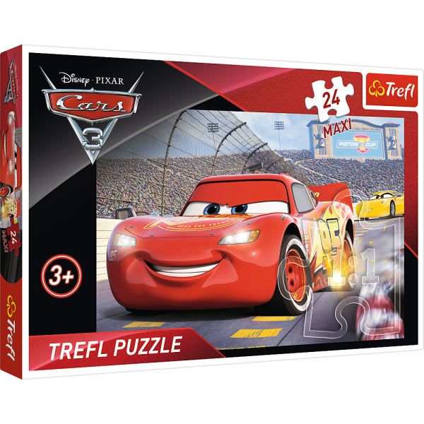 Puzzle Trefl Maxi Disney Cars, Campionul 24 piese