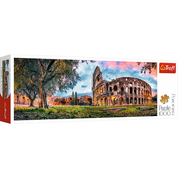 Puzzle Trefl Panorama, Colosseum in zori 1000 piese