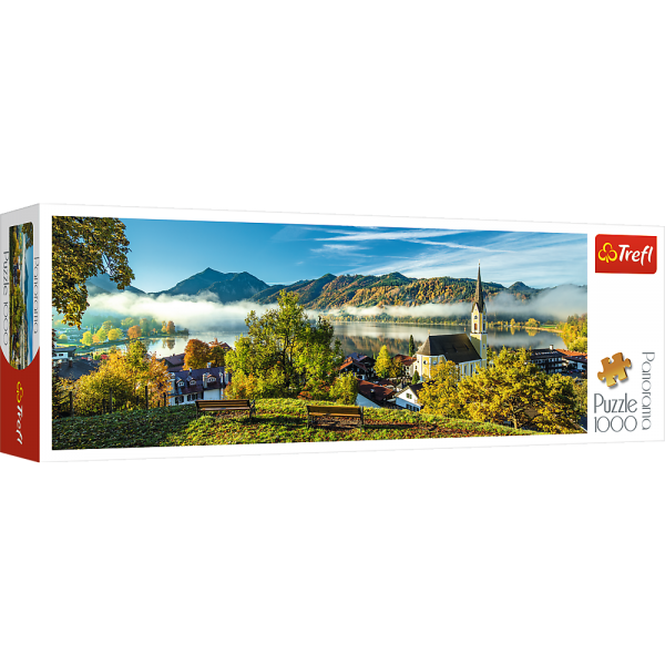 Puzzle Trefl Panorama, Lacul Schliersee 1000 piese