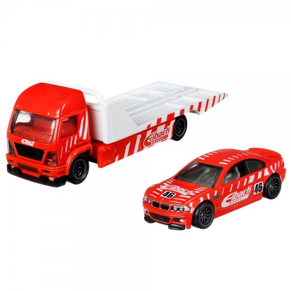 Camion Hot Wheels by Mattel Car Culture Aero Lift cu masina BMW M3 E46