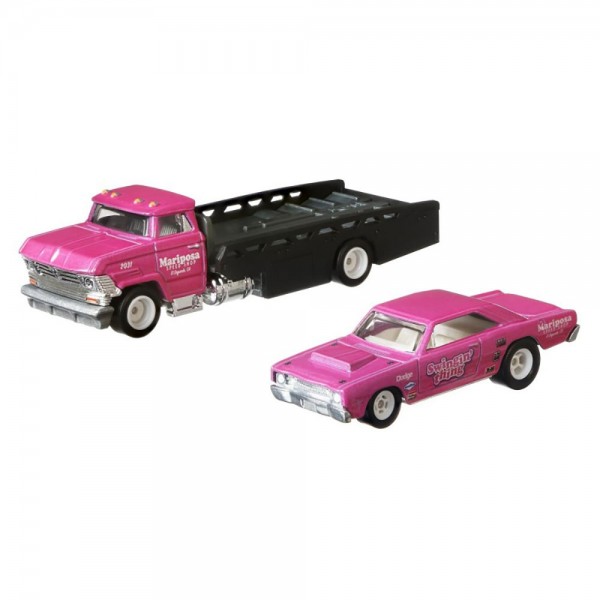 Camion Hot Wheels by Mattel Car Culture Horizon Hauler cu masina Dodge Dart