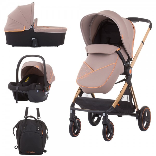 Carucior Chipolino Elite 3 in 1 humus