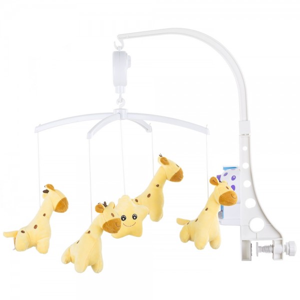 Carusel muzical pentru patut Chipolino Sweet Giraffes