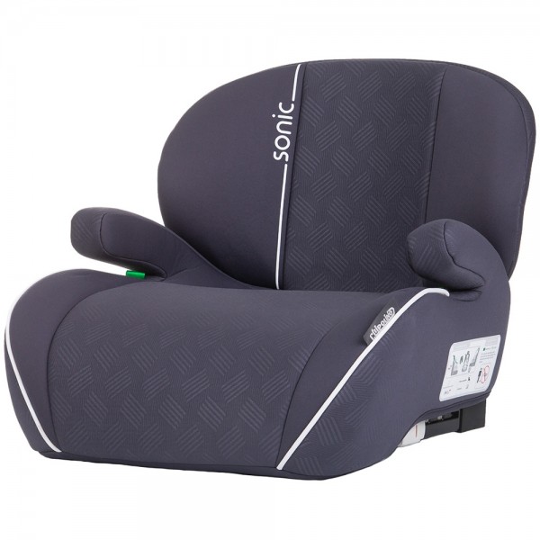 Inaltator auto Chipolino Sonic I-Size 125-150 cm cu sistem Isofix anthracite, testat ADAC