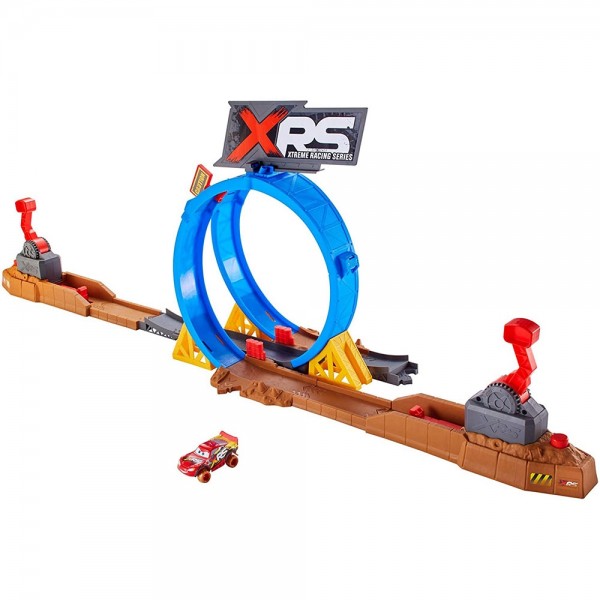 Pista de masini Disney Cars by Mattel XRS cu masinuta