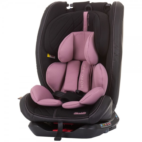 Scaun auto Chipolino Techno 0-36 kg rose water cu sistem Isofix