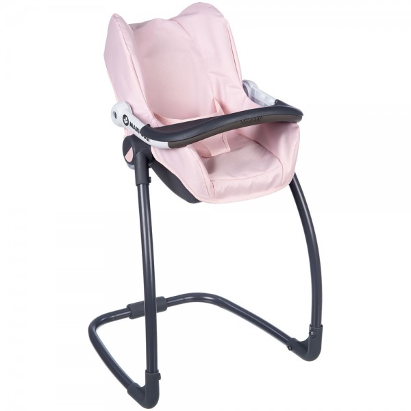 Scaun de masa pentru papusi Smoby Maxi Cosi Quinny 3 in 1 roz