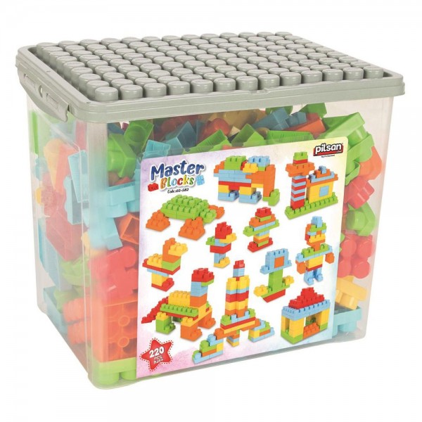 Set constructie Pilsan Master Blocks 224 piese