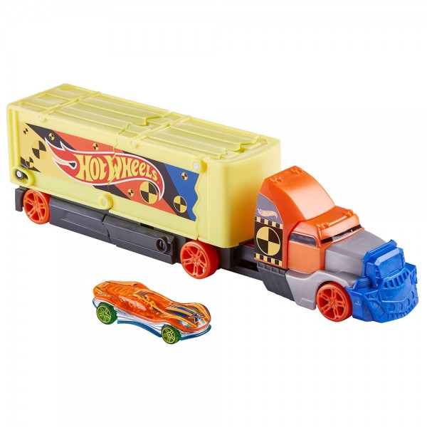 Set Hot Wheels by Mattel Camion coliziune cu 1 masinuta