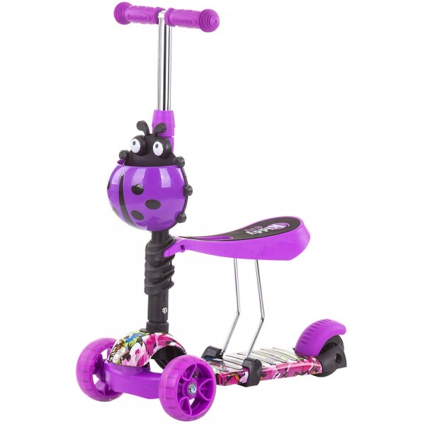 Trotineta Chipolino Kiddy Evo purple graffiti