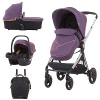 Carucior Chipolino Elite 3 in 1 lilac